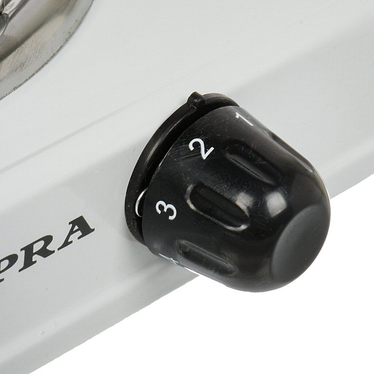 Плита электрическая Supra, HS-112, 1000 Вт, 2 конф, тэн, эмаль, механ