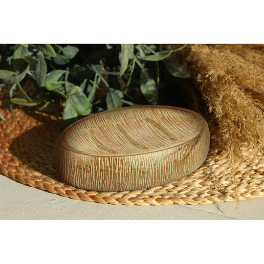 Мыльница настольная, Delphinium, Шарм, полирезина, 12,8х9,4х2,7 см, 106115