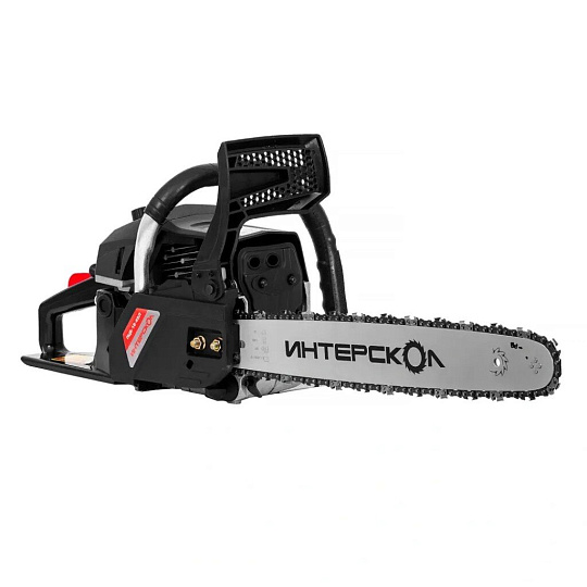 Бензопила Интерскол, 1,80кВт/2,5 л.с, шина 18"/45 см., цепь 3/8"1,3мм/64зв. 844.0.0.40