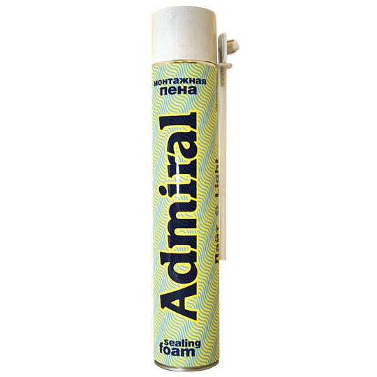 Пена монтажная Barton`S, Admiral Light, бытовая, 25 л, 750 мл, всесезонная, Арт08773