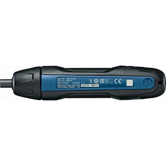 Отвертка аккумуляторная, Bosch, GO 2, 3.6 В, 1.5 А.ч, Li-ion, 5 Н-м, 360 об/мин, 1 скорость