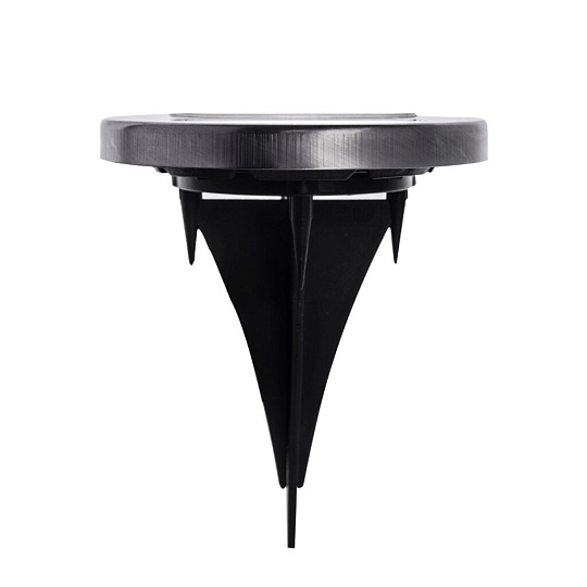 Фонарь садовый Uniel, Inground USL-F-171/PT130, на солнечной батарее, наземный, 4*0.06 Вт, металл, 12х13 см