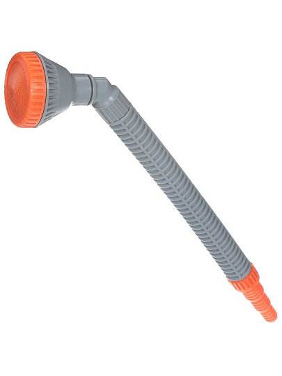 Душ поливочный 1/2"-5/8"-3/4", с длинной рукояткой, изогнутый, Sayim, 6700