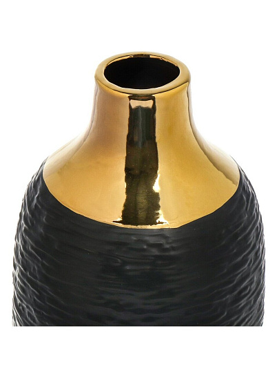 Ваза керамика, настольная, 32 см, Канны, Y4-7258, черная