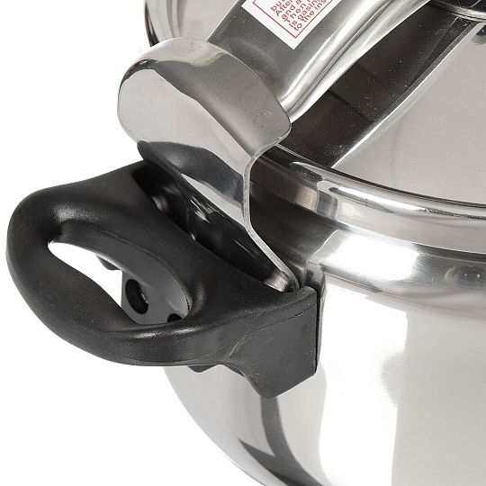 Скороварка нержавеющая сталь, 9 л, крышка нержавеющая сталь, пластиковая ручка, Rainstahl, 5600-09RS\PR