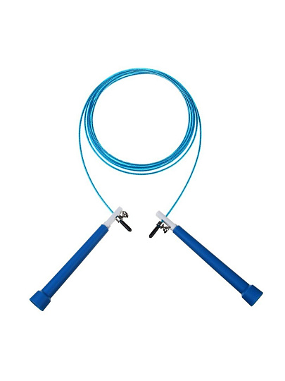 Скакалка 3 м, скоростная, d2.5, ручка, PVC, сталь, SilaPro, 190-015