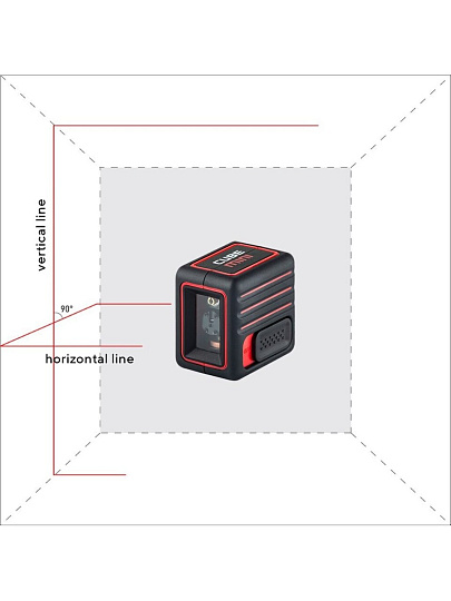 Уровень лазерный, 2/10 мм/м, самовыравнивание, ADA, Cube Mini Basic Edition, А00461