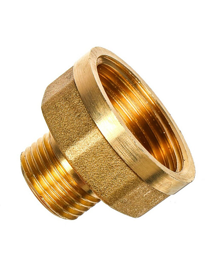 Переходник 1/2"х1", ш-г, латунь, БАЗ