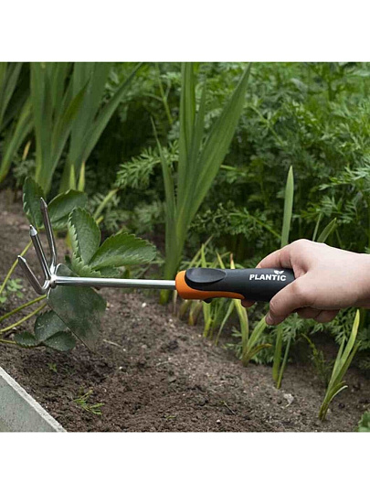 Тяпка садовая нержавеющая сталь, с черенком, Plantic, Pro, 36380-01