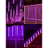 Гирлянда 36 ламп, 2.5 м, 1 режим, Сосульки, фиолетовый, прозрачная, на улице/в помещении, сетевая, LED, SYCLA-18050 - фото 7