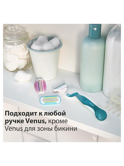 Сменные кассеты для бритв Gillette, Venus Smooth, для женщин, 2 шт