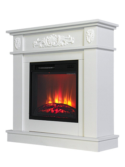 Электрокамин RealFlame, Adelaide, белый, Amix-S 18, эксклюзив