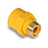 Переходник для газа, 1/2'', ВН/НР, желтый, диэлектрический, внутренняя/наружная, AquaLink - фото 6