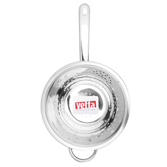 Дуршлаг нержавеющая сталь, 24 см, с ручкой, на ножке, Vetta, 10501-24 К48 /812-015