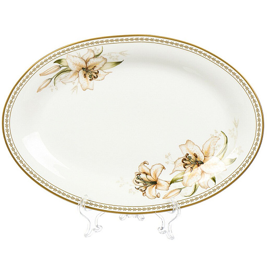 Сервиз столовый фарфор, 23 предмета, на 6 персон, Lefard, Lilies, 590-273