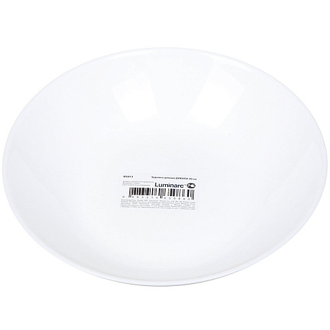 Тарелка суповая, стеклокерамика, 20 см, круглая, Diwali White, Luminarc, D6907/N3605, белая