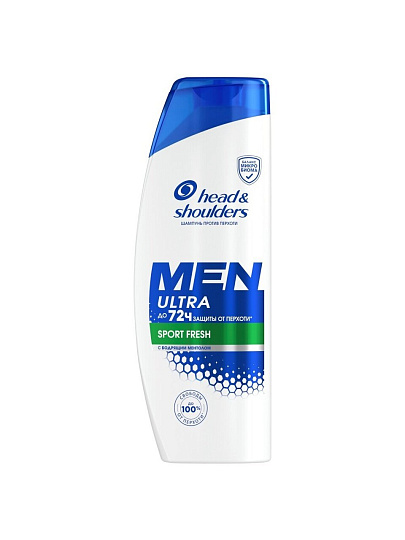 Шампунь Head & Shoulders, Sport Fresh, против перхоти, 400 мл