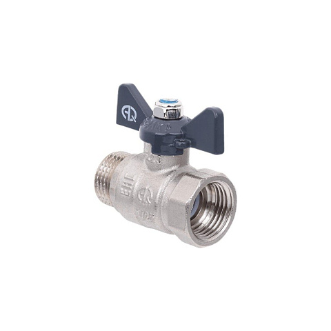 Кран для воды, 1/2", г-ш, ручка-бабочка, AquaLink 1158