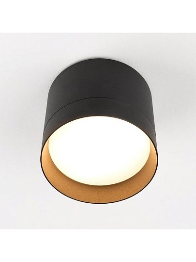 Светильник накладной General Lighting Systems, Башня, 50 Вт, GX53, на 1 лампочку, IP20, 8.2х8.2х7 см, Спот, черный, 661344