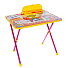 Мебель детская Nika, стол+пенал+стул мягкий, моющаяся, Фиксики Знайка, металл, пластик, 1268 - фото 3