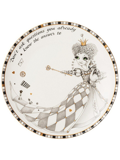 Тарелка закусочная, фарфор, 20 см, круглая, Wonderland, Lefard, 590-532