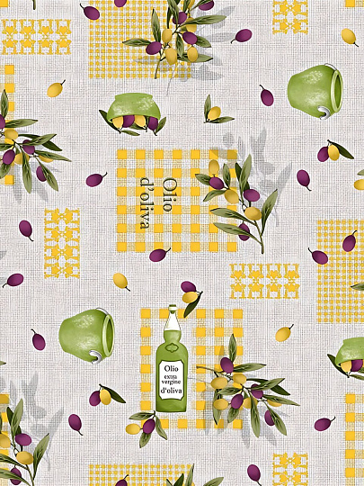 Клеенка Silvano, Fusion, 1.4х20 м, ПВХ на нетканой основе, 81399-1