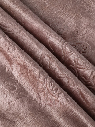 Плед евро, 200х220 см, велсофт жаккард, 100% полиэстер, Silvano, Fresco, бежевый, 200/096-FRE/LA
