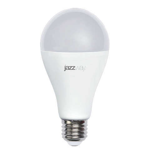 Лампа светодиодная E27, 25 Вт, груша, 5000 К, холод бел свет, JazzWay, PLED- SP А65, 5018082A