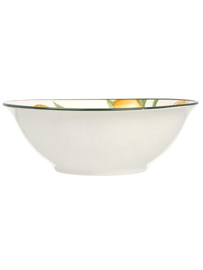 Тарелка суповая, фарфор, 18 см, Лимоны, МФК, MFK20542