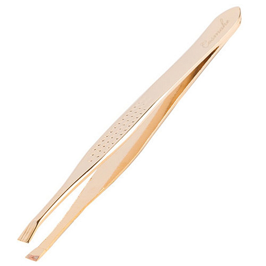 Пинцет косметический скошенный, золотой, Cosmake, TWG 02, 000719637