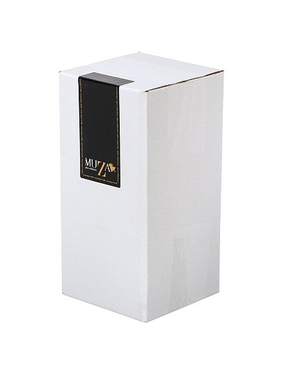 Ваза стекло, настольная, 27 см, Muza, Elegia lavender, 380-812