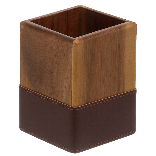 Подставка для столовых приборов, акация, 8.3x8.3x11 см, CT0888AJ6