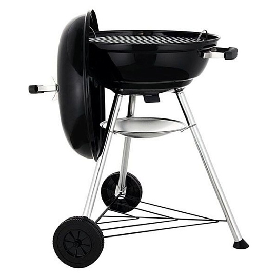 Гриль 540х530х880 мм, разборный, с крышкой, угольный, Weber, Compact Kettle, 1 221 004