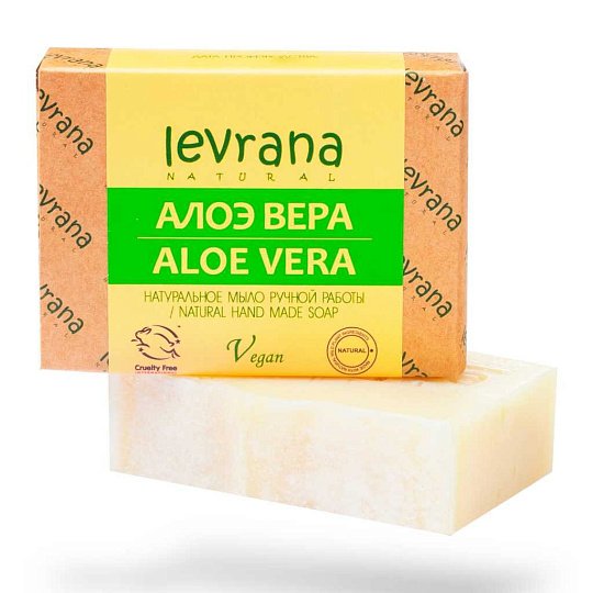 Мыло Levrana, Алоэ, 100 г, ручной работы