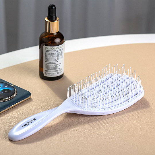 Расческа для волос, скелет широкая, 75х335х30 мм, Studio style, Релакс, 844208-4604