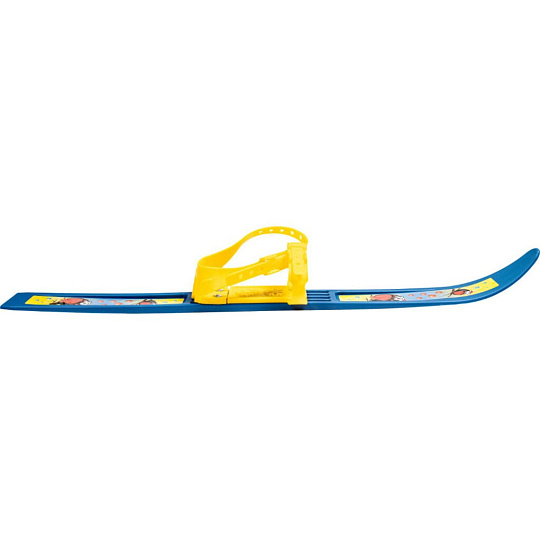 Лыжи для детей, 65 см, с палками, 75 см, стеклопластик, в сетке, Олимпик-спорт, Снегири, 4328-00