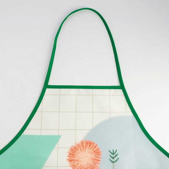 Фартук «Доляна» Green planting 60х80см, 100%пэ, 5985604