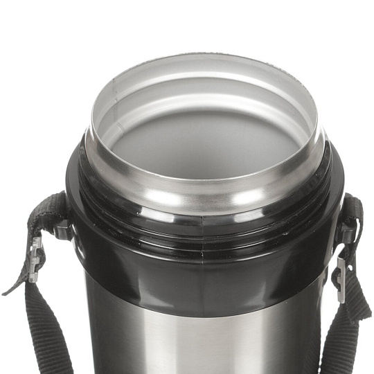 Термос для еды, нержавеющая сталь, 1 л, широкая горловина, Амет, Дорожный, колба нержавеющая сталь, 1с657