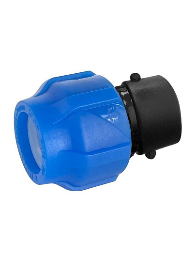 ПНД муфта d32х3/4", внутренняя резьба, соединительная, Valfex
