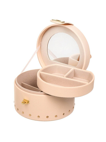 Шкатулка 18х16х11 см, бежевая, Y4-6762