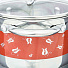 Набор посуды нержавеющая сталь, 6 предметов, кастрюли 1.9, 2.7, 3.7 л, индукция, Daniks, Декор, M-327R, красный - фото 2