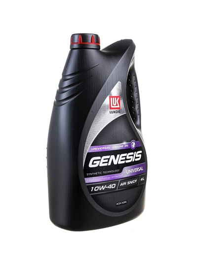 Масло моторное 10W40, Лукойл, Genesis Universal SN, 4 л, 3148646