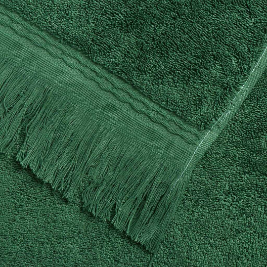 Полотенце банное 50х90 см, 100% хлопок, 562 г/м2, Gul Jacquard, Anilsan, зеленое, Турция, 60215090