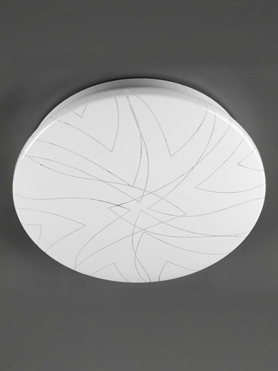 Светильник светодиодный, General Lighting Systems, GSMCL-017-18 Fenix, 18 Вт, 6500 К, 1170 Лм, IP20, 25.3х23х5.8 см, холодный белый свет