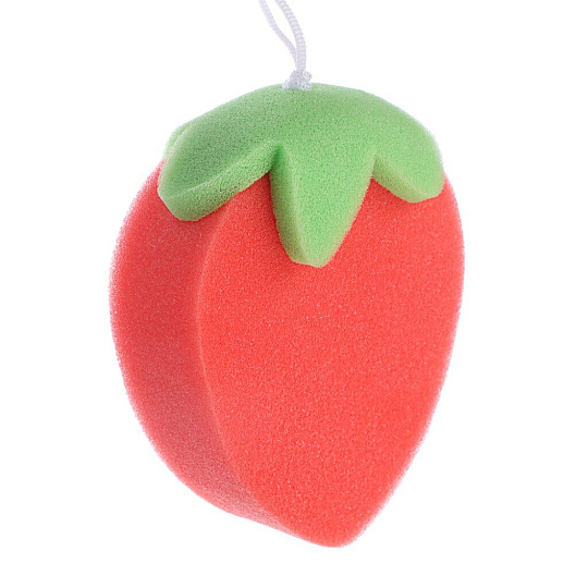 Мочалка декор банная, фигур, 6 дизайн, полиуретан, в ассорт, 361-117