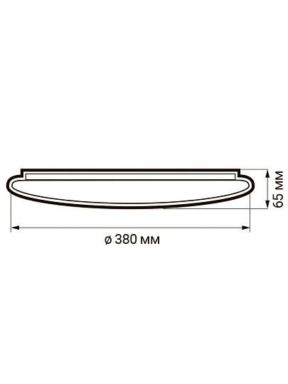 Светильник светодиодный, JazzWay, PPB ASTRA-2, 36 Вт, 4000 К, 2760 Лм, IP20, 38х38х6.5 см, белый, 5027046