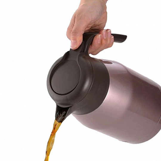 Термос нержавеющая сталь, 1.5 л, широкая горловина, Thermos, THS-1500 CBW, колба нержавеющая сталь, розовый, 135018