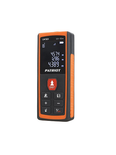 Дальномер лазерный, 0.5-50 м, Patriot, LM 501, 120201501