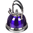 Чайник из нержавеющей стали Daniks MSY-022 фиолетовый со свистком, 3.5 л - фото 4