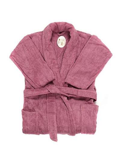 Халат женский, махровый, 100% хлопок, сухая роза, XXL-XXXL, 56-58, Barkas, AI-1905016